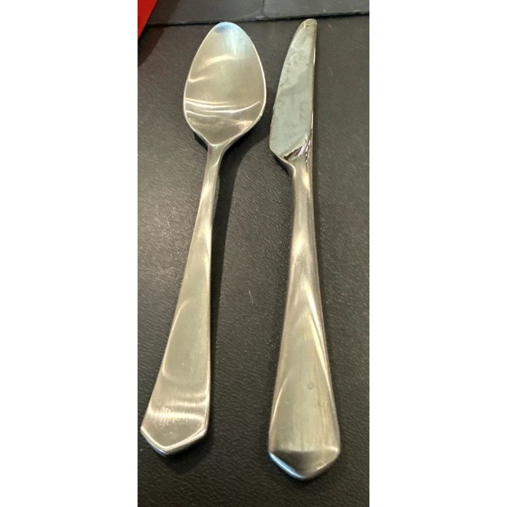 Robert Welch Westbury Stainless Steel Flatware Soup Spoon Dinner Knife
